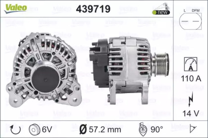 Генератор VALEO 439719