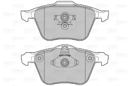 Комплект тормозных колодок VALEO 601030