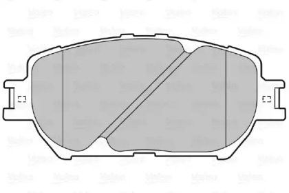 Комплект тормозных колодок VALEO 598862
