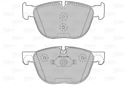 Комплект тормозных колодок VALEO 601130
