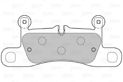 Комплект тормозных колодок VALEO 601387