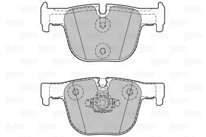 Комплект тормозных колодок VALEO 601319