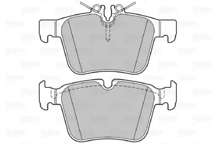 Комплект тормозных колодок VALEO 601489