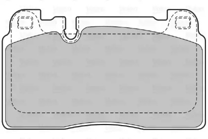 Комплект тормозных колодок VALEO 601467