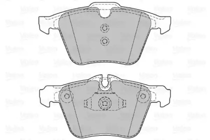 Комплект тормозных колодок VALEO 601376