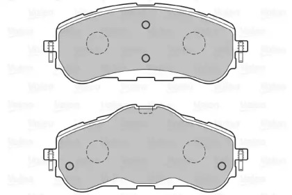 Комплект тормозных колодок VALEO 601394