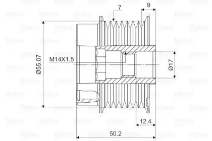 Механизм свободного хода VALEO 588130