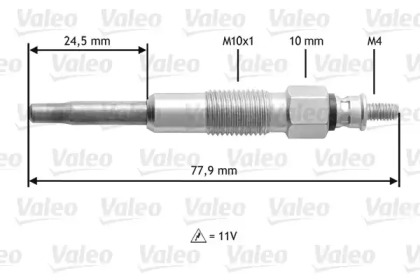 Свеча накаливания VALEO 345128