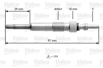 Свеча накаливания VALEO 345130