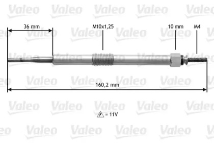 Свеча накаливания VALEO 345144