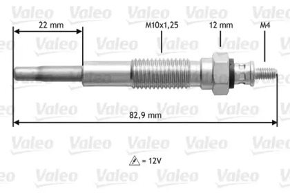 Свеча накаливания VALEO 345148