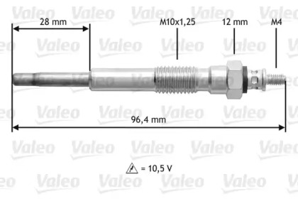 Свеча накаливания VALEO 345209