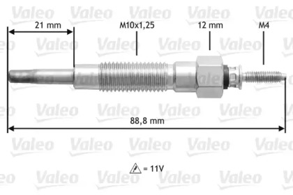 Свеча накаливания VALEO 345213