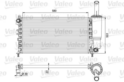 Теплообменник VALEO 232923