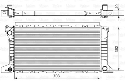 Теплообменник VALEO 701525