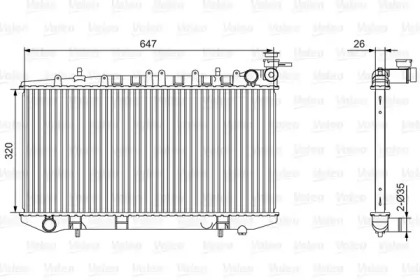 Теплообменник VALEO 701529