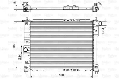 Теплообменник VALEO 701544