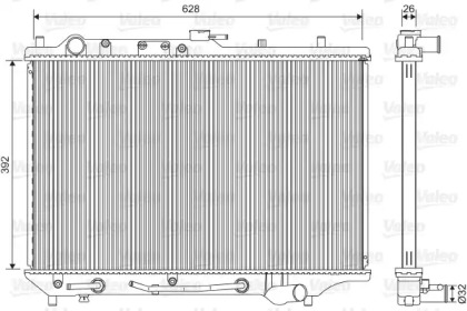 Теплообменник VALEO 701550