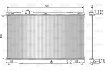 Теплообменник VALEO 701564