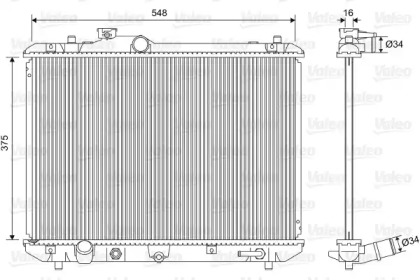 Теплообменник VALEO 701587