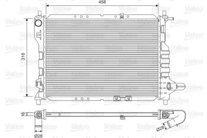 Теплообменник VALEO 701598