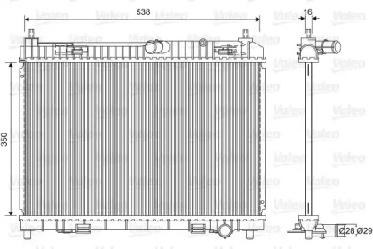 Теплообменник VALEO 701603