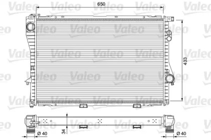 Теплообменник VALEO 701709