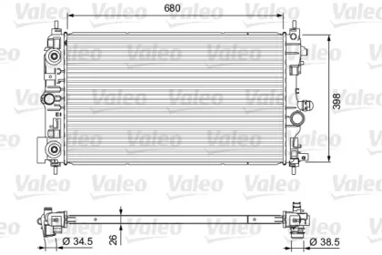 Теплообменник VALEO 701733