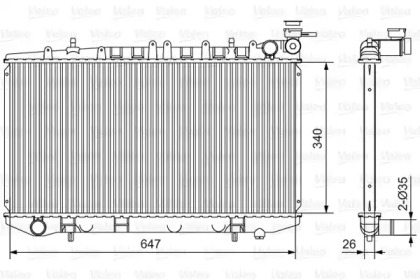 Теплообменник VALEO 731090