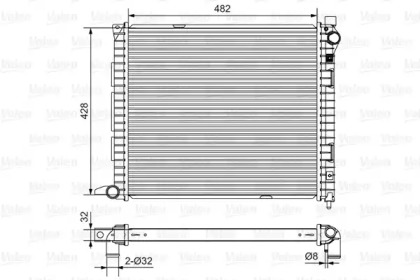 Теплообменник VALEO 732400