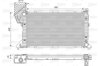 Теплообменник VALEO 732472