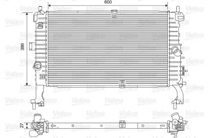 Теплообменник VALEO 734386