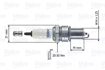 Свеча зажигания VALEO 246909