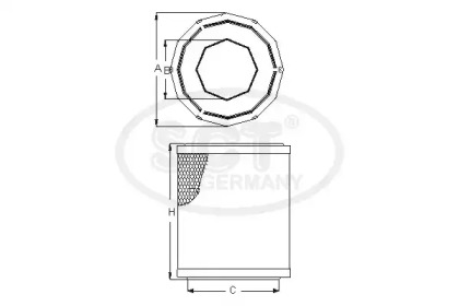 Фильтр SCT Germany SB 3808