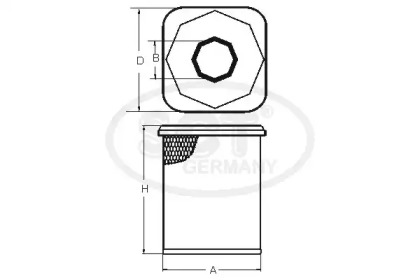 Фильтр SCT Germany SB 3184