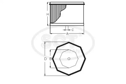 Фильтр SCT Germany SB 3181