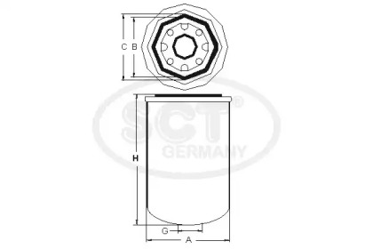 Патрон SCT Germany STB 8202