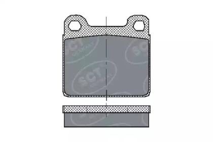 Комплект тормозных колодок SCT Germany SP 126 PR