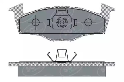 Комплект тормозных колодок SCT Germany SP 227 PR