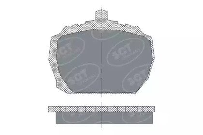 Комплект тормозных колодок SCT Germany SP 231 PR