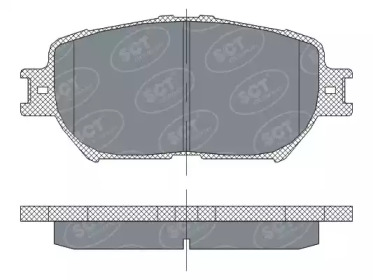 Комплект тормозных колодок SCT Germany SP 275 PR