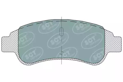 Комплект тормозных колодок SCT Germany SP 314 PR