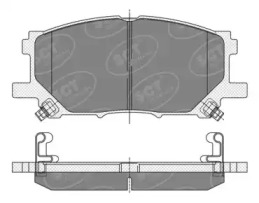 Комплект тормозных колодок SCT Germany SP 348 PR