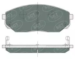 Комплект тормозных колодок SCT Germany SP 371 PR