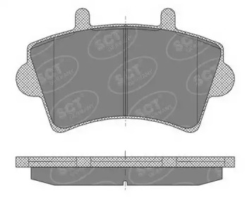 Комплект тормозных колодок SCT Germany SP 419 PR