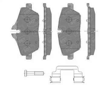 Комплект тормозных колодок SCT Germany SP 430 PR