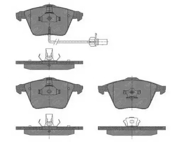 Комплект тормозных колодок SCT Germany SP 432 PR