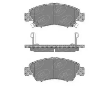 Комплект тормозных колодок SCT Germany SP 600 PR