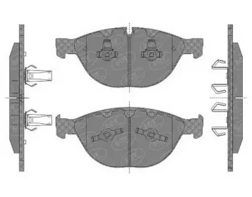 Комплект тормозных колодок SCT Germany SP 648 PR