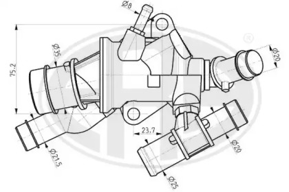 Термостат ERA 350227
